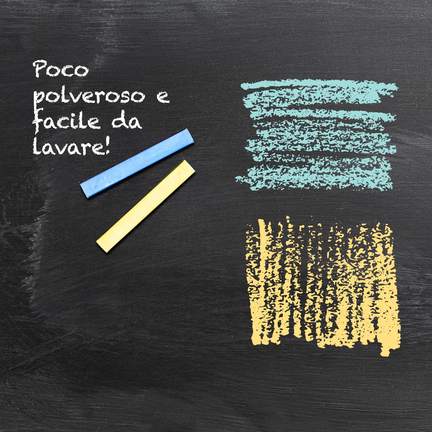 Westcott Gessetti Colorati 1,2 cm Diametro 8,5 cm Lunghezza Confezione Risparmio