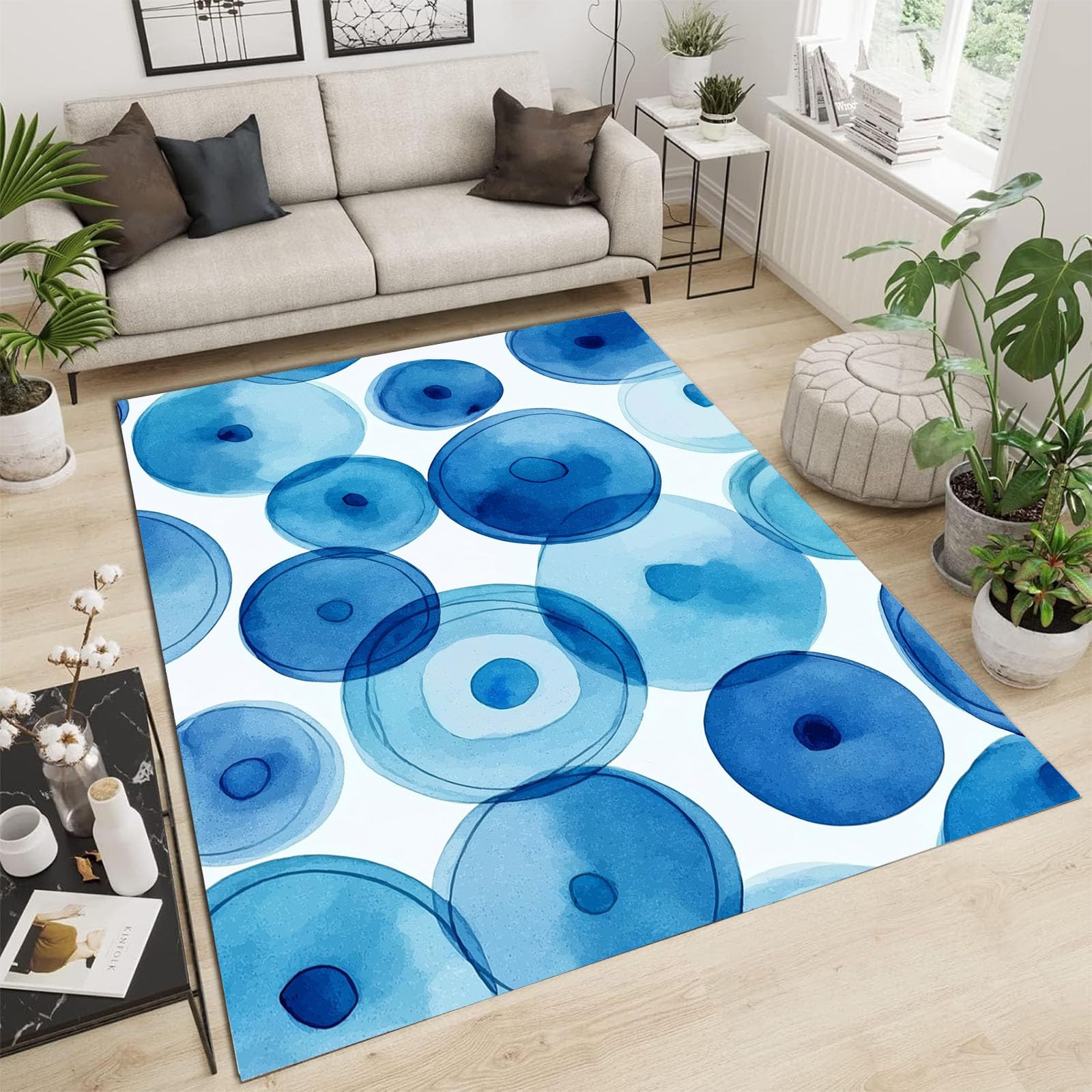 Moquette lavable en machine antidérapante pour chambre d'enfant
