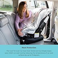Vista 4 de J.L. Childress Cool 'n Cover - Protector térmico para asiento de automóvil y parasol
