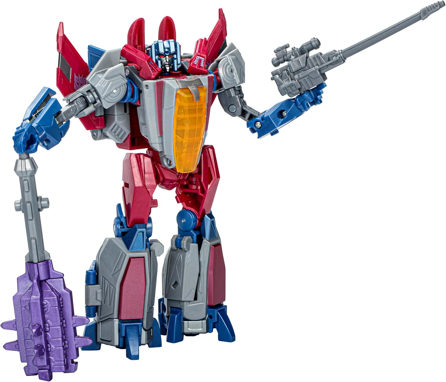Transformers Generations Studio Series, 06 Gamer Edition Starscream Traveller Class Action Figure, Transformers: War for Cybertron