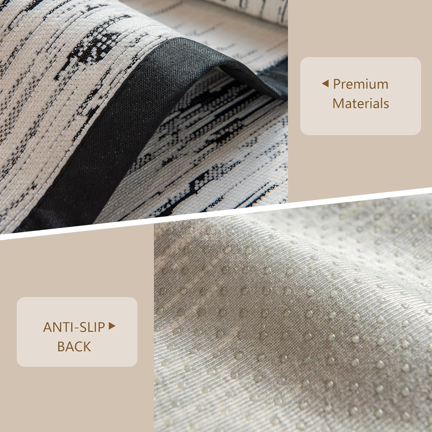 MEETSKY Couch Covers for 2 Cushion Sofa, Non Slip Sofa Cover for Dogs Washable, Soft Sofa Slipcovers Couch Protector Pet Friendly Dog Mat for Couches and Sofas, White, 35" x 71" (Only 1 Piece)