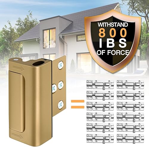 Miniatura 32 de Cerradura de puerta de seguridad para el hogar, fácil de abrir y a prueba de niños, con tope de 3.0 pulgadas, soporta 800 libras para puerta
