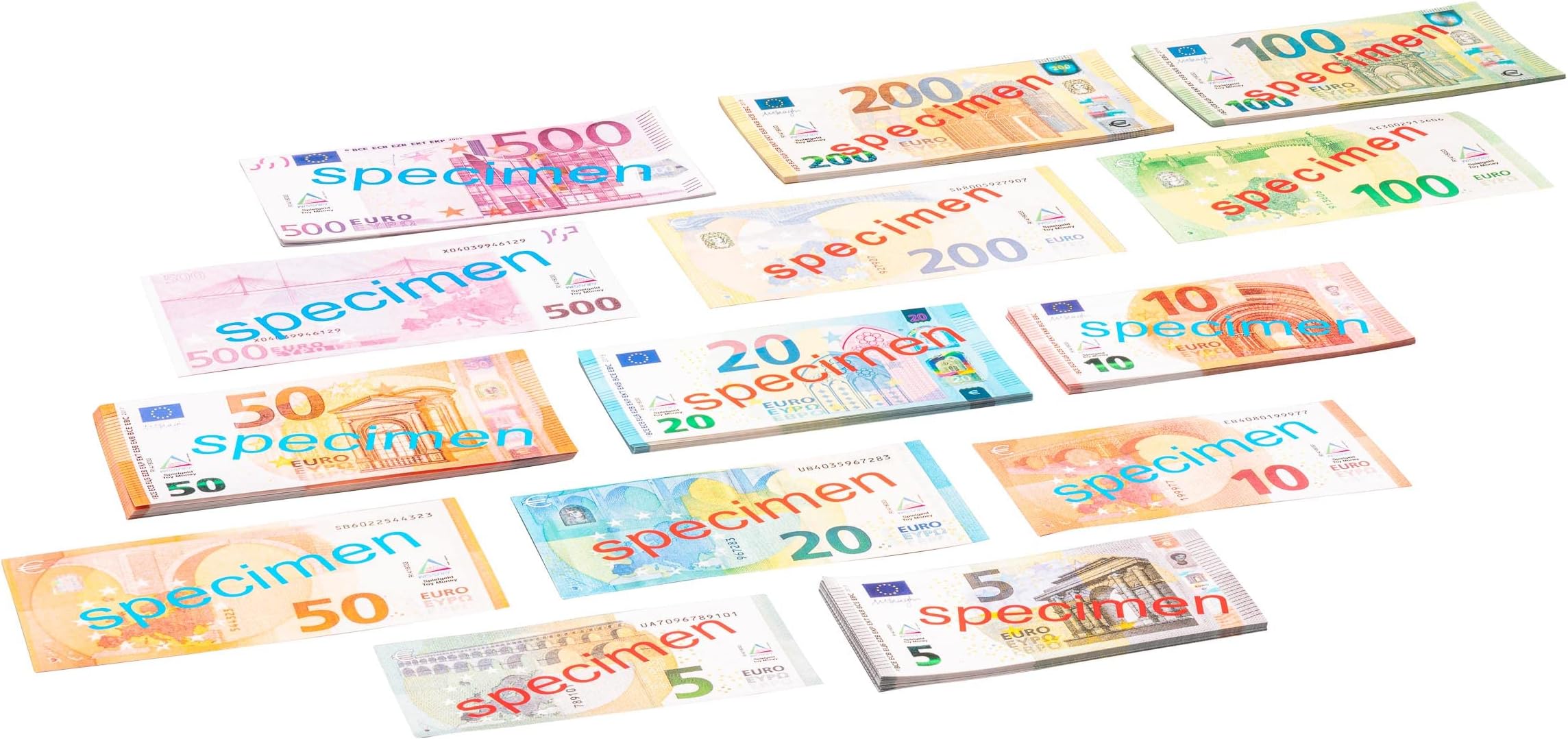 WISSNER active learning Euro - Banknotes, 40 Pieces, In a Poly Bag