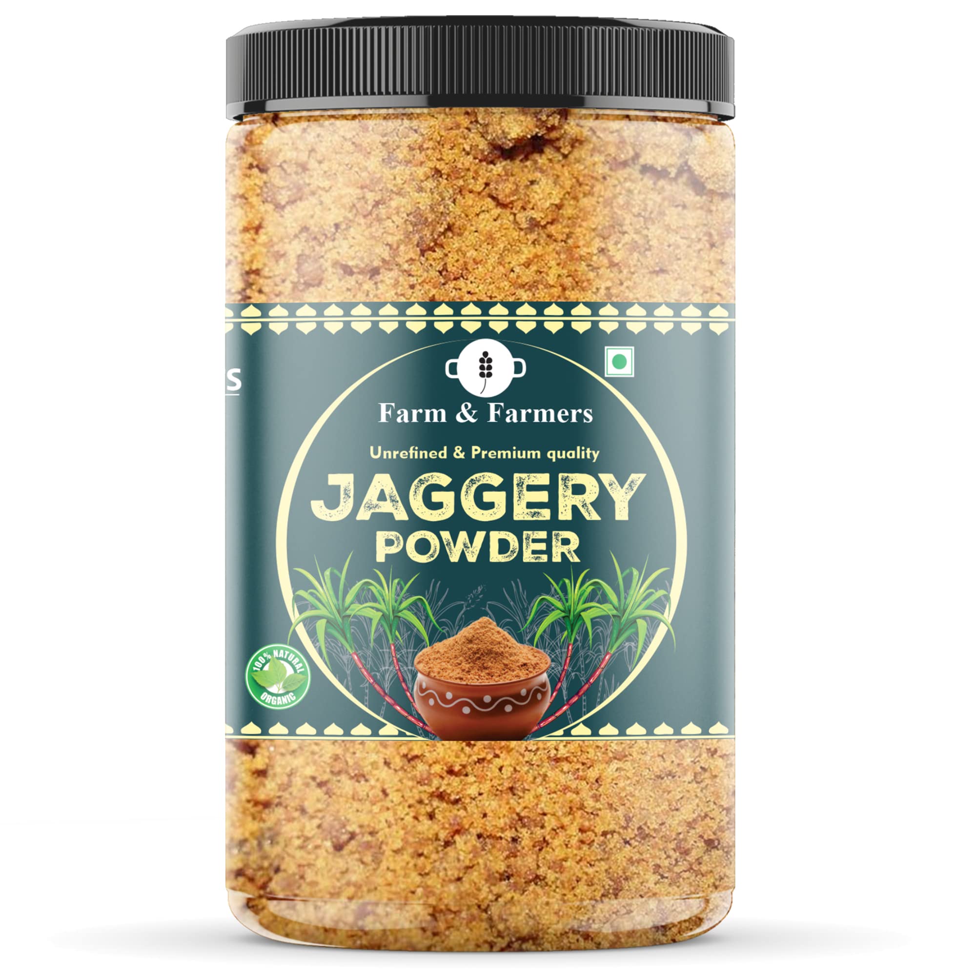 Farm & Farmers Jaggery Gur Gud Powder Healthy Sugar Subsitute Unbleached Jaggery chemical free gud powder (400gm) (B0D2LHVL8Z) Amazon Price History, Amazon Price Tracker