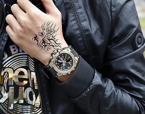 Miniatura 3 de AIMES Mens Watches Sports Outdoor Waterproof Military Watch for Men Tactical Watch Analog Digital Date Alarm Stopwatch Multi-Function Tactics Big