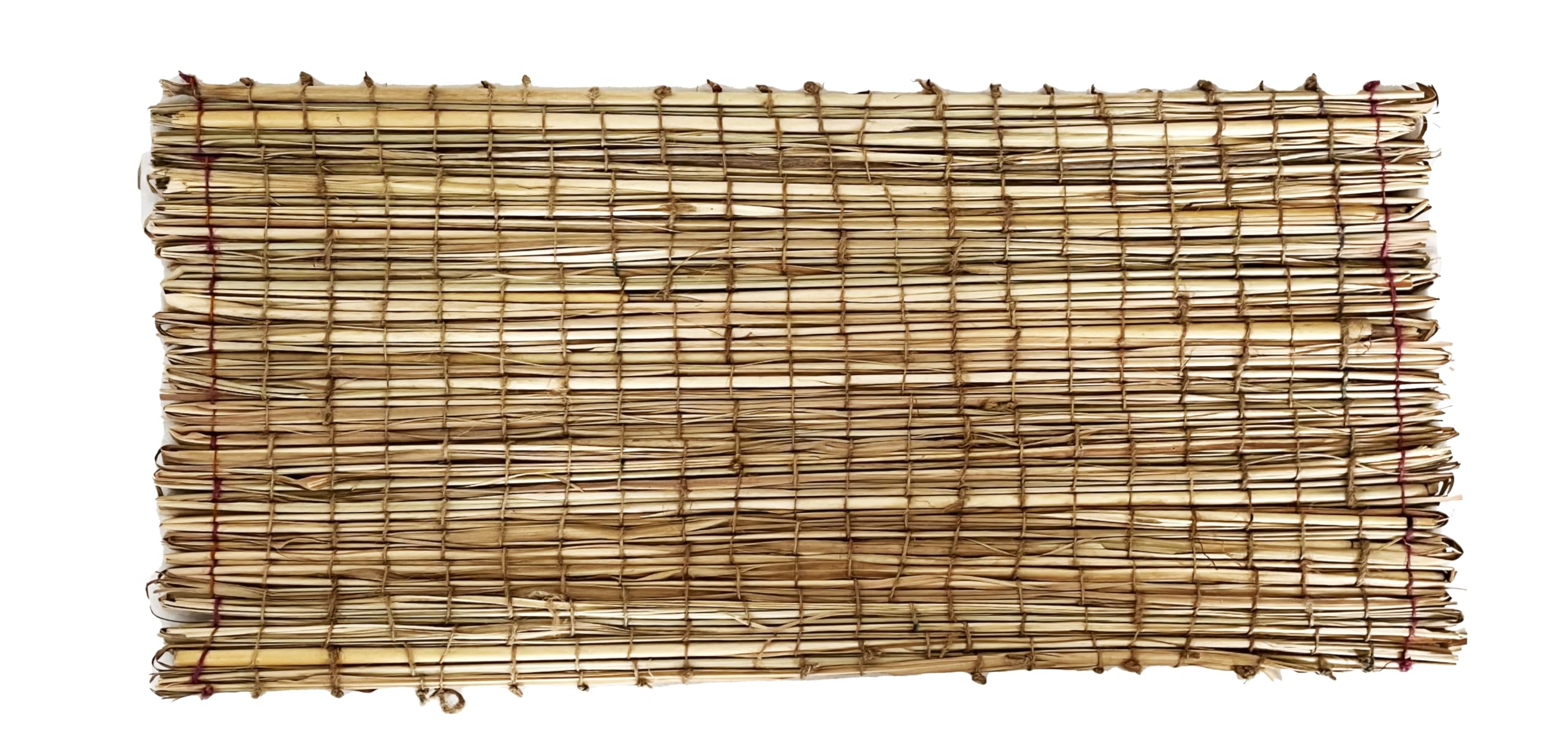 Awadh Traditional Korai Grass Mat - Kusha Grass Aasan Mat for Sitting, Darbha Grass Mat 24 x 11 Inch [Pack of 1] Halfa Grass for Pooja Karma, Grown and Ship from Holy Land Ayodhya India-image-6