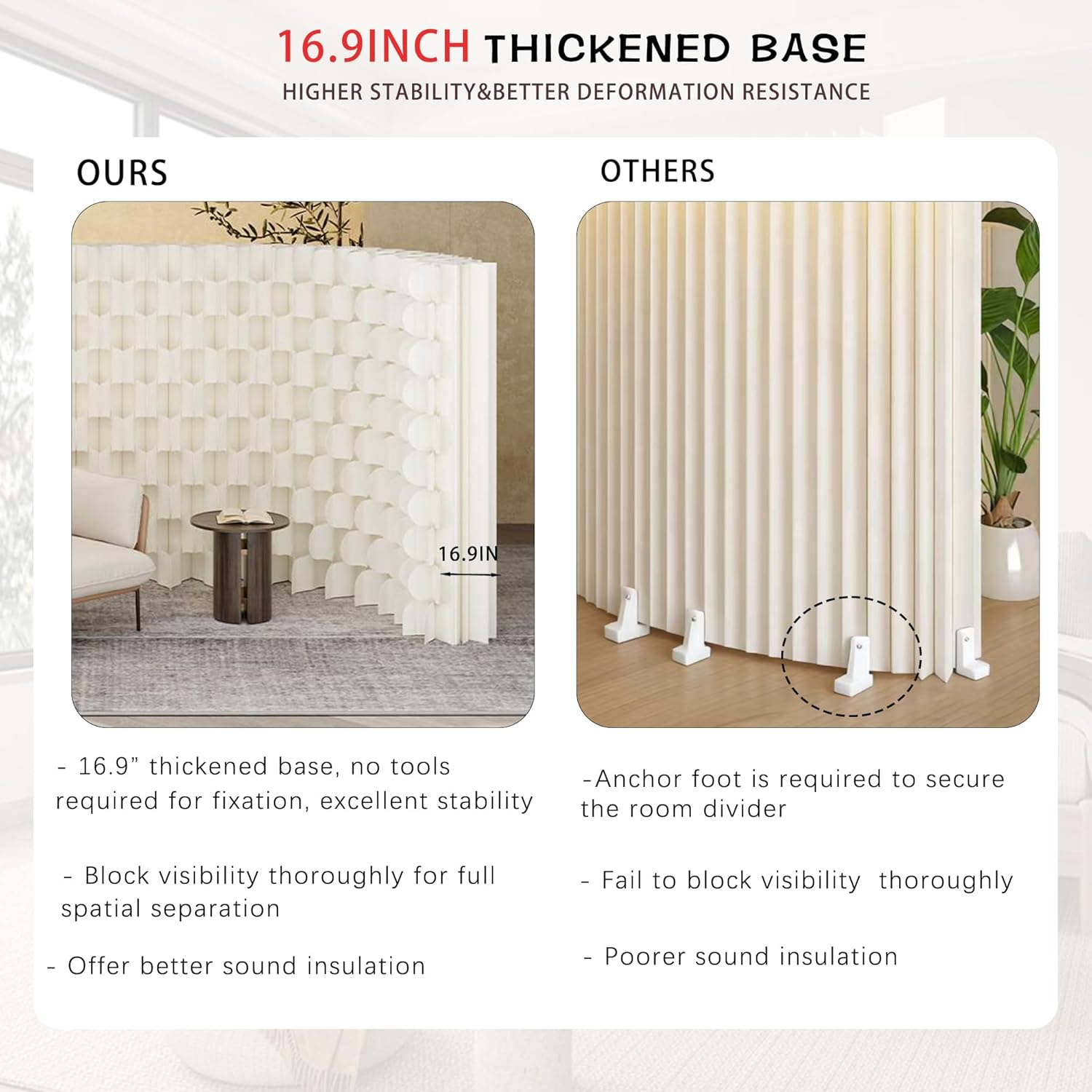 Paper Room Divider Retractable Room Dividers Folding Privacy Screens Paper Partition Wall Divisor de Habitaciones for Home/Office/Clothing Store/Enterprise Office,Trade Show,Rhombus