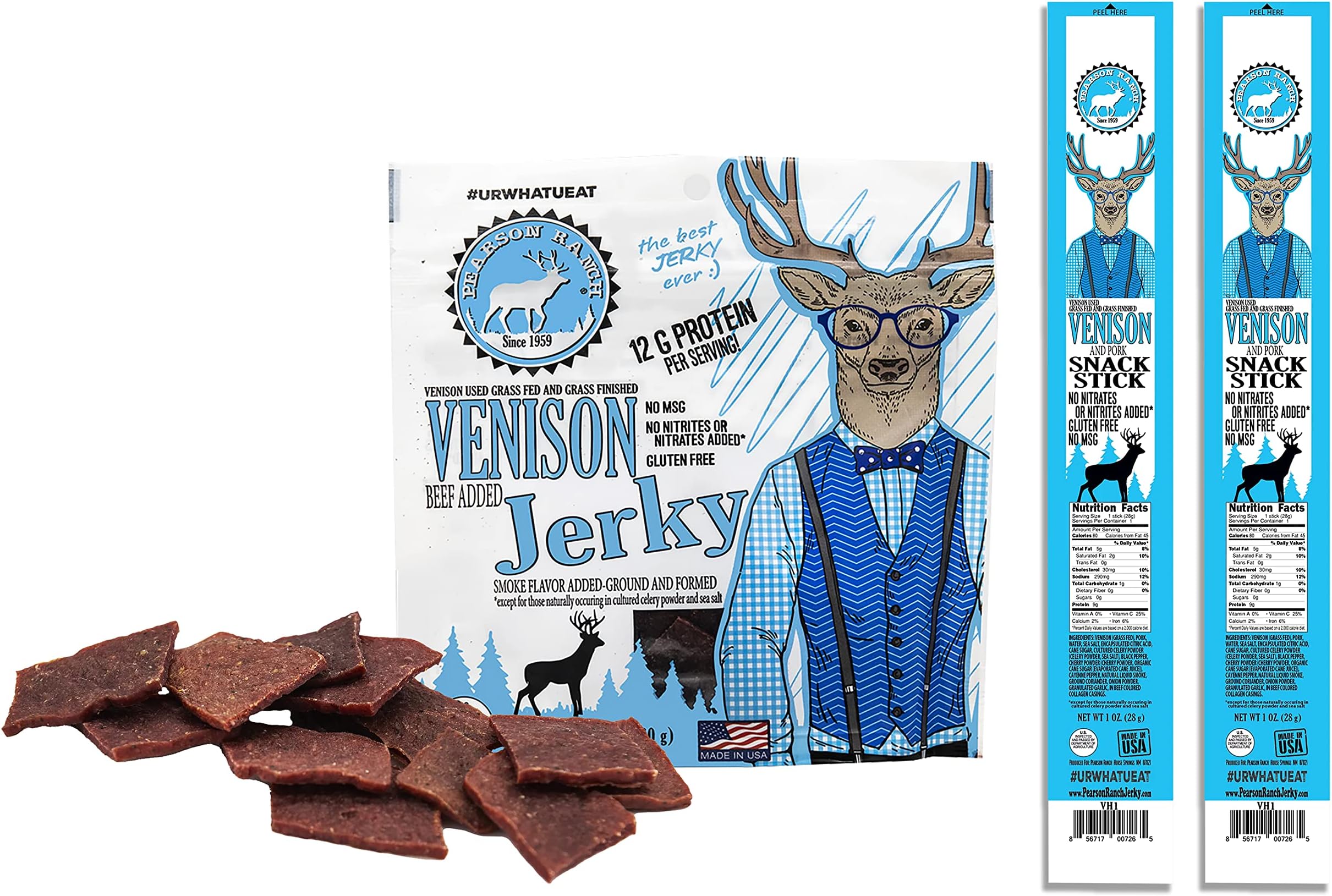 PEARSON RANCH SINCE 1959 Venison Meat Sampler Venison Meat