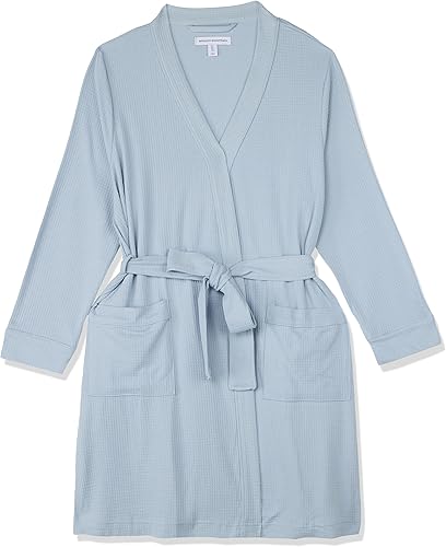 Tienda Essentials Bata ligera de punto gofre de longitud media para mujer (disponible en tallas extragrandes)