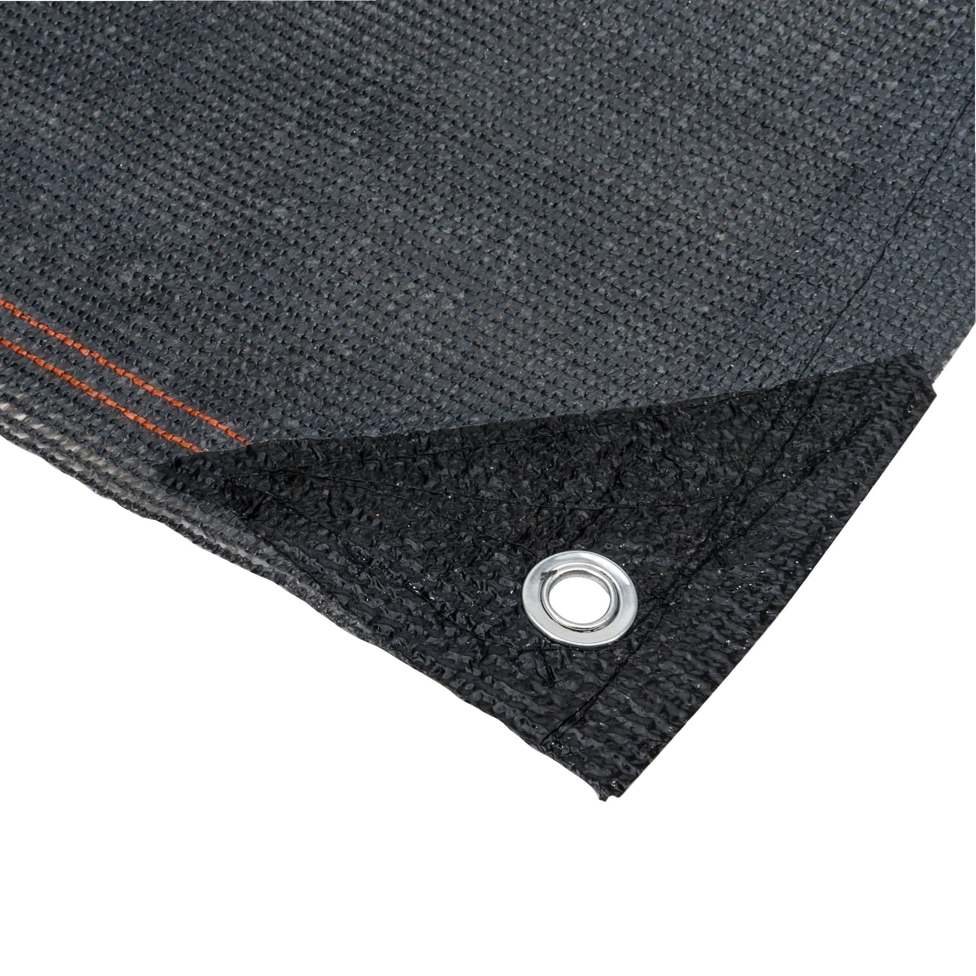 Brise vue jardin - Brise vue occultant - Rouleau Brise vue - WerkaPro 10841 - Brise Vue Renforcé Gris Anthracite - 200 gr/m2 - Rouleau de 2 m x 10 m - En polyéthylène tressé
