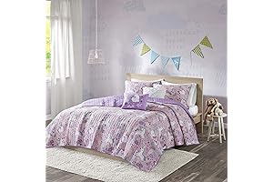 Reversible Kids Bedspread with Playful Designs for All-Season Comfort
