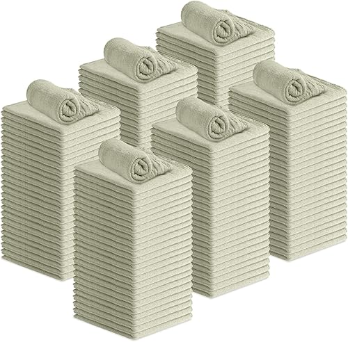 Avalon Towels Cotton Shop Trapos Paquete de 150 trapos de limpieza de 12 x 14 pulgadas Toallas absorbentes y toallas de limpieza multiusos para