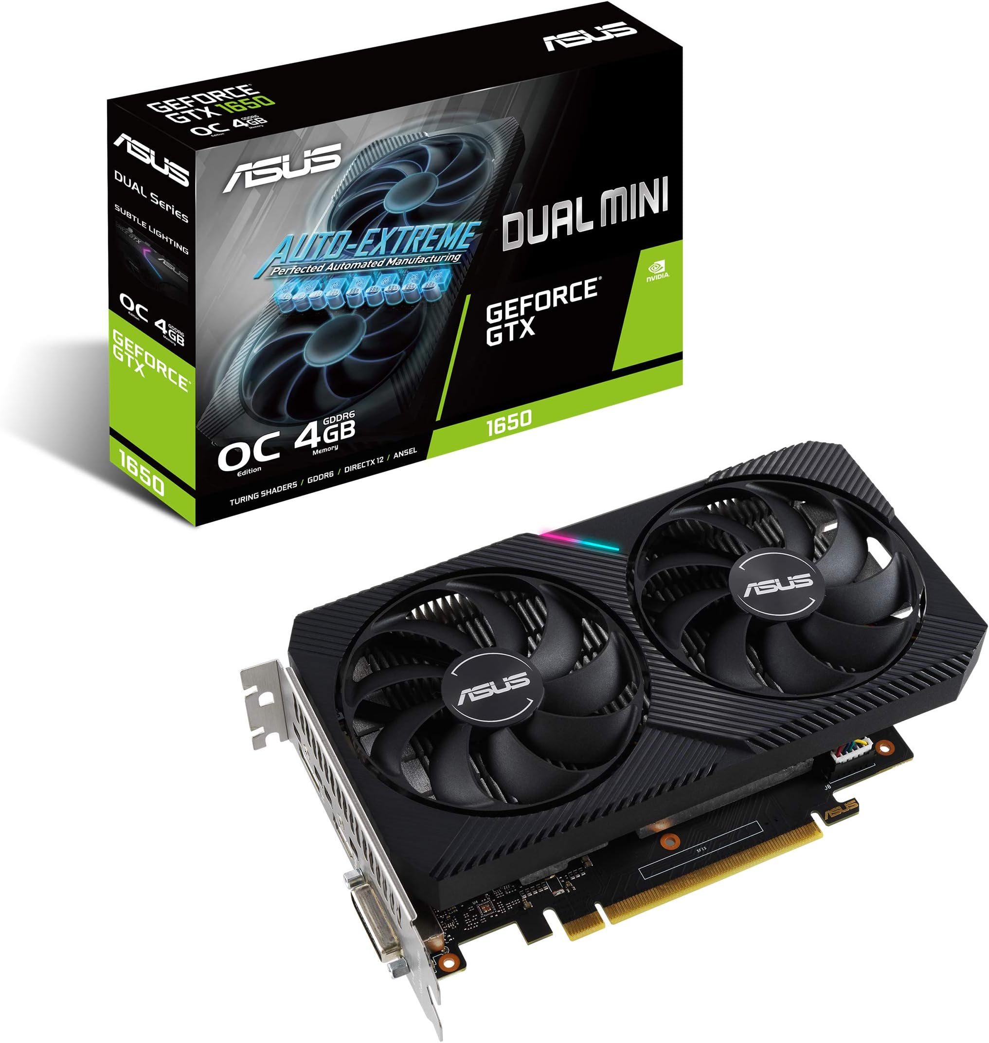 Asus Dualgtx1650o4gd6pv2 Nvidia 4 Gb Geforce Gtx 1650 Gddr6 Pci