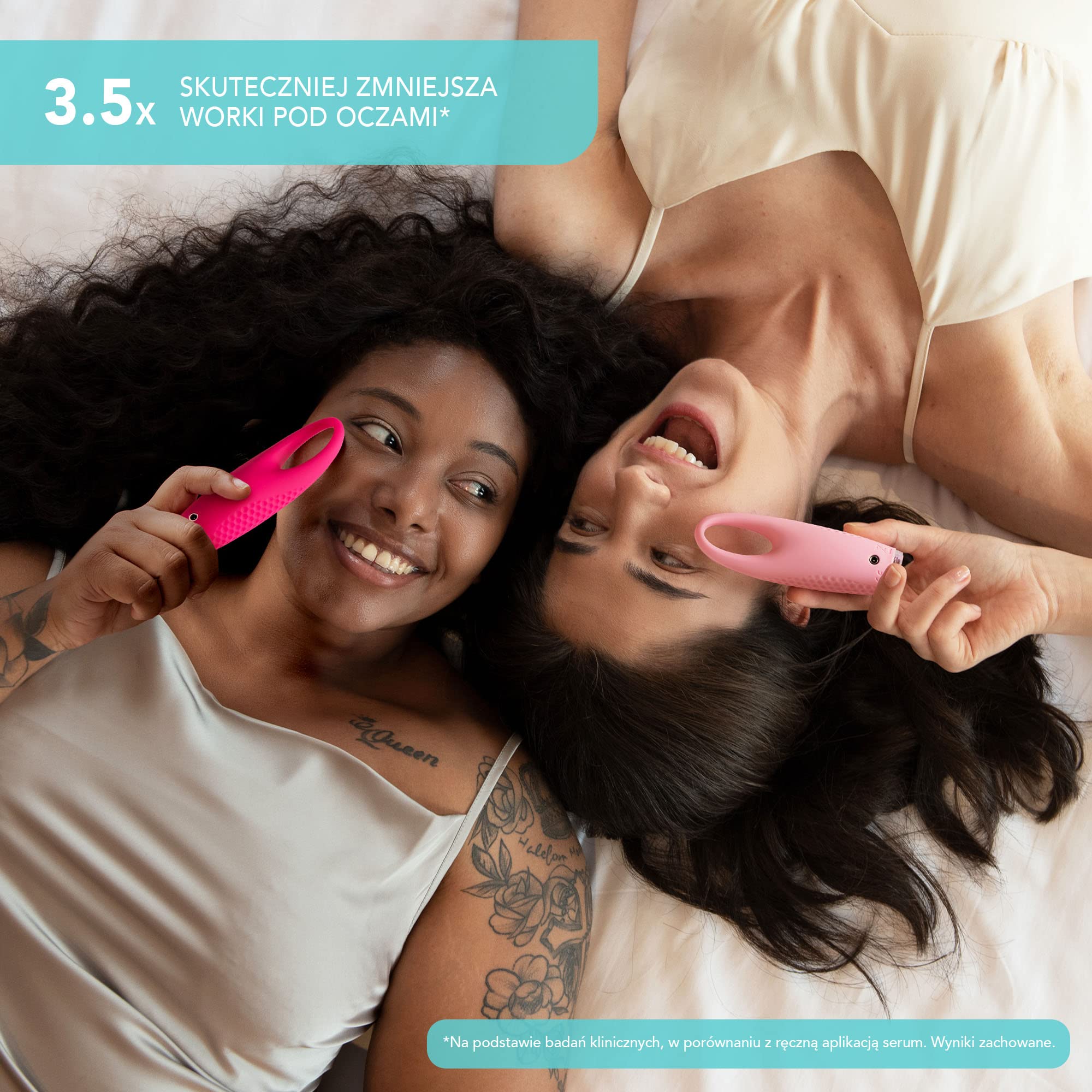 FOREO IRIS 2 Odmładzający masażer do oczu do cieni na cienie, opuchnięte oczy i brwi oczy worki do usuwania oczu odpychacz oczu narzędzie do drenażu limfatycznego Ultrhigieniczny silikon 2-letnia gwarancja miętowy F0651