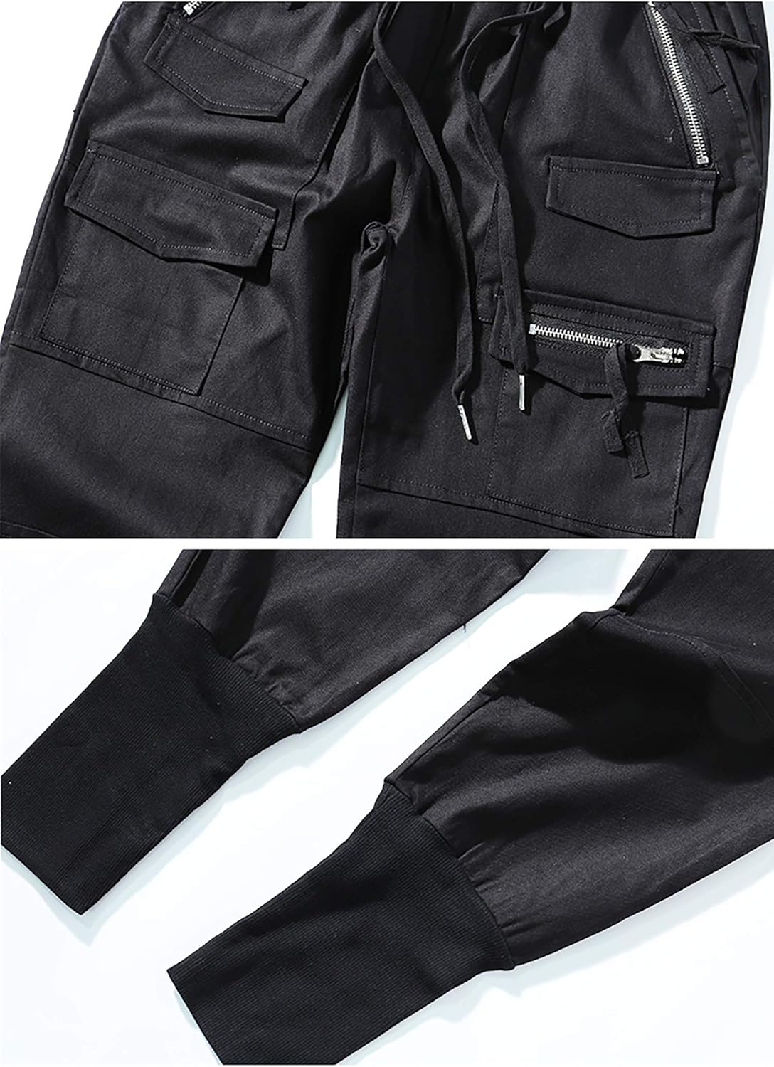 MOKEWEN Men's Jogger Streetwear Jogger Casual Harem Cargo Ankle Harem Pants - Image 5