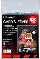 Ultra Pro Penny Sleeves Clear Card Sleeves for Trading Cards - 500 Pack Standard 2.5x3.5" Archival-Safe Non-PVC