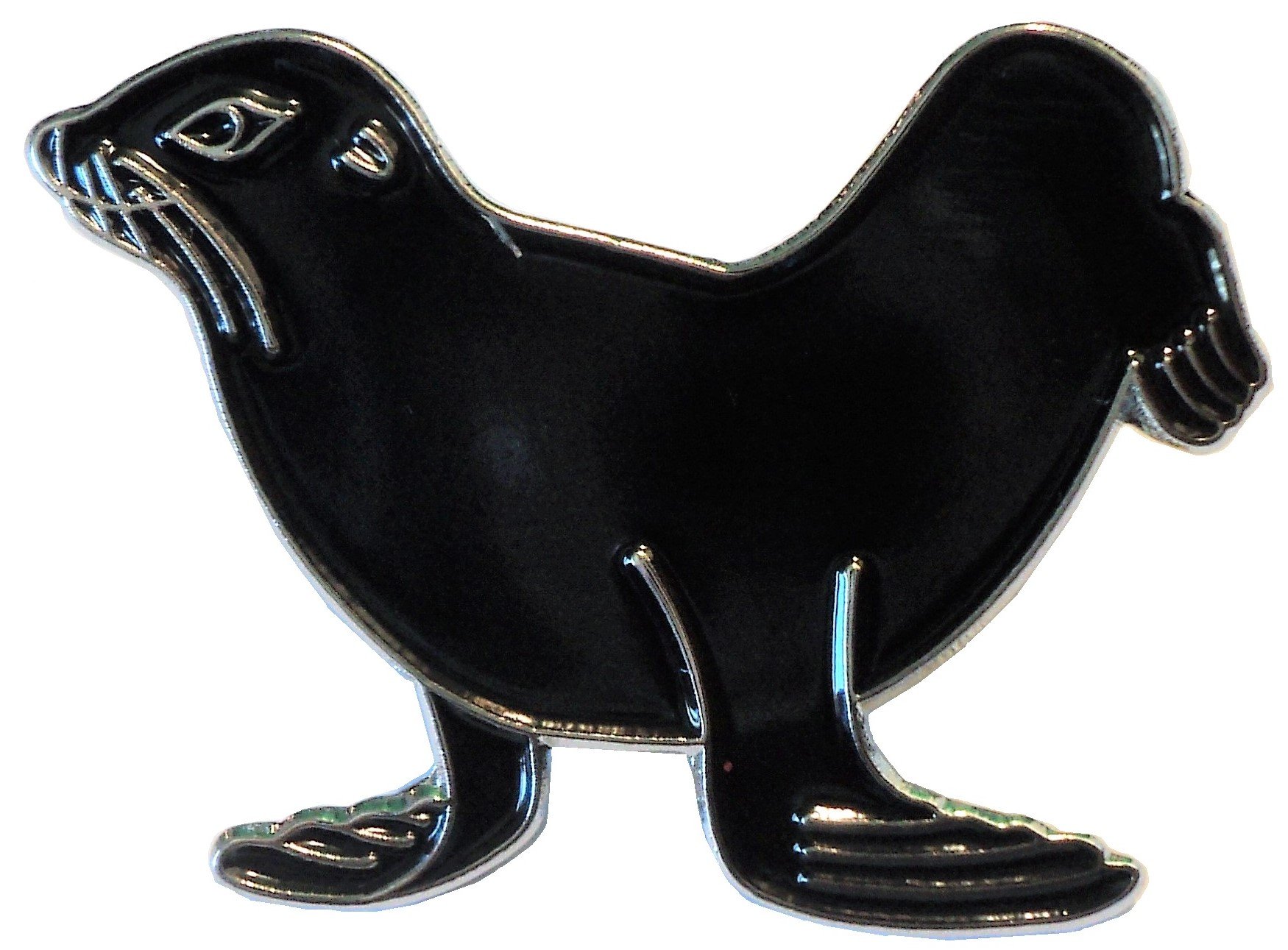 Sea Lion Seal Aquatic Mammal 35mm Metal Enamel Badge