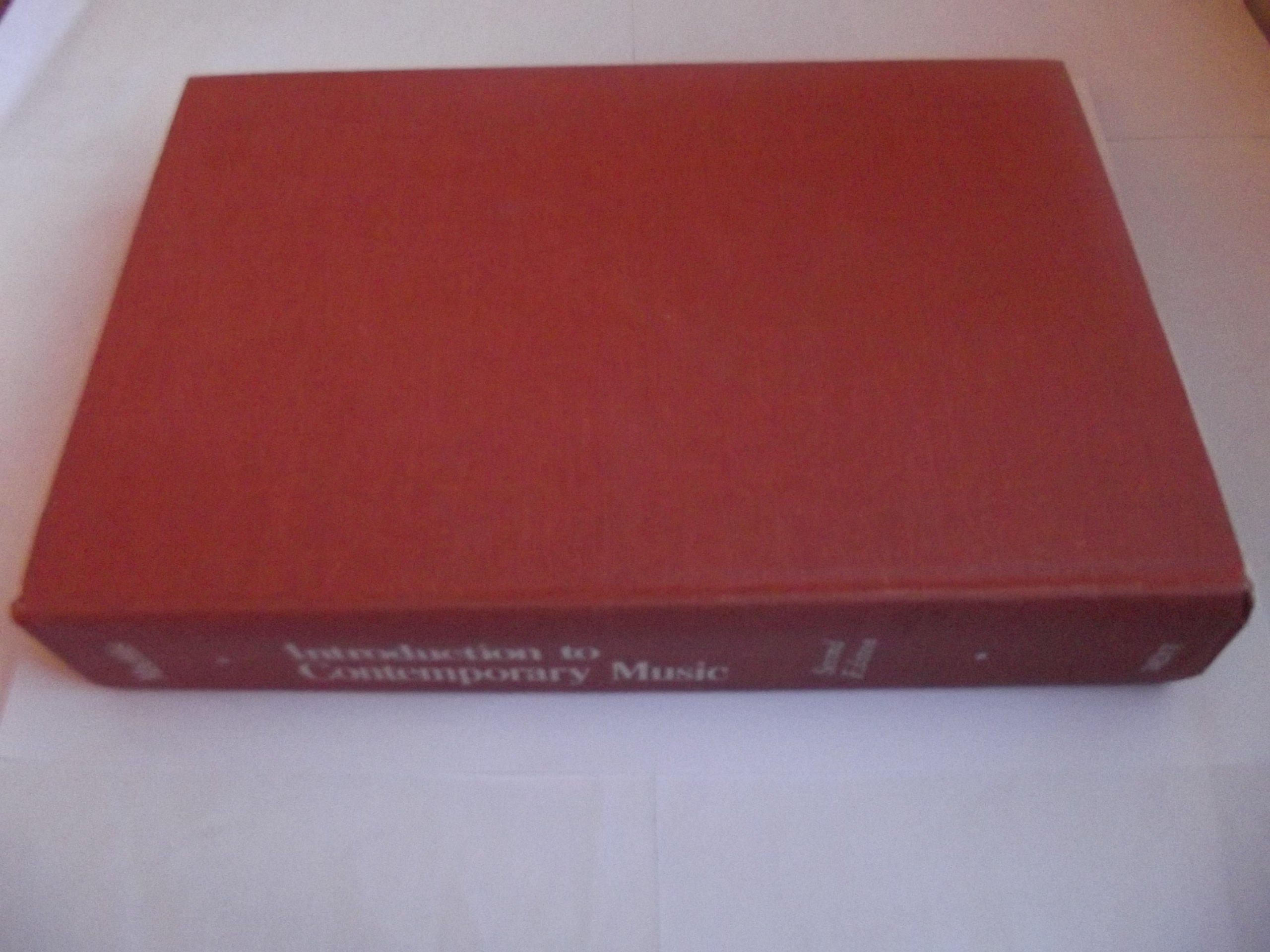 Buy Introduction to Contemporary Music — BookShops.in