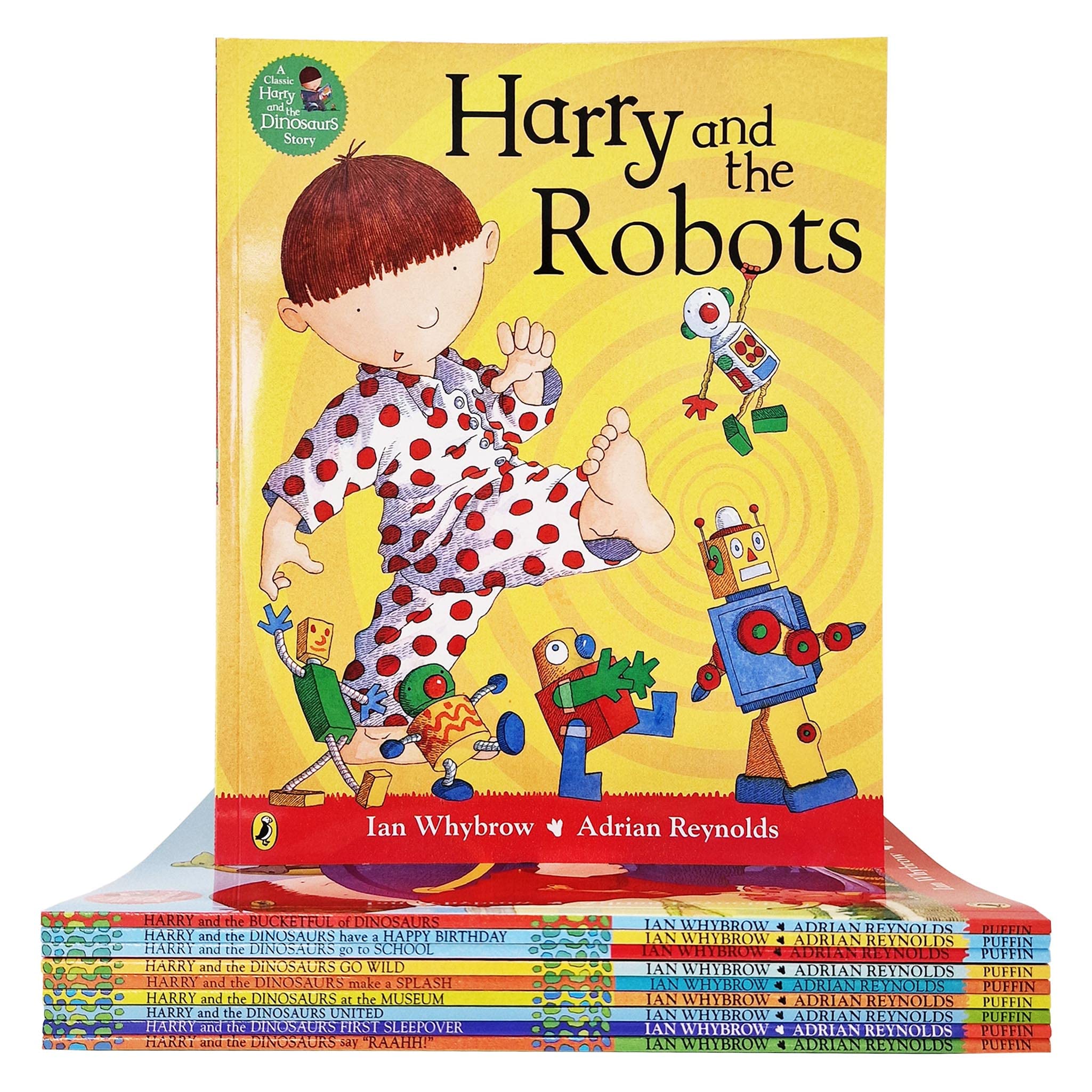 Harry and the Dinosaurs 10 Books Collection Set (Harry and the Bucketful of Dinosaurs, Harry and the Dinosaurs United, Harry and the Dinosaurs Go Wild