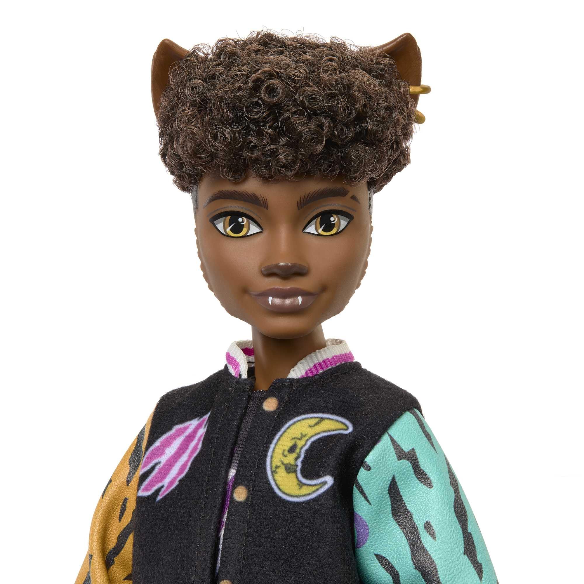 Monster High Poupée Articulée Clawd Wolf avec Gargouille Bulldog Et Accessoires Thématiques, À Collectionner, Jouet Enfant, Dès 4 Ans, HNF65