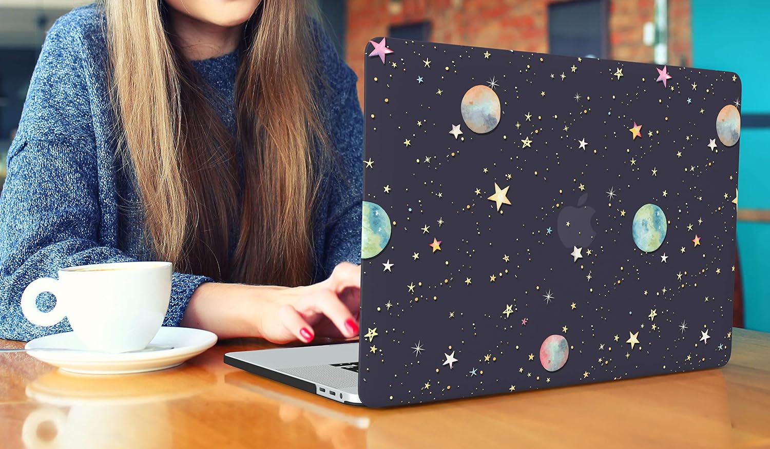MacBook Pro 13 Inch Case, Ultra Thin Hard Laptop Cover with Keyboard Cover & Screen Protector ONLY for Mac Old Pro 13" CD Drive 2008-2012 (A1278) (Starry Night)