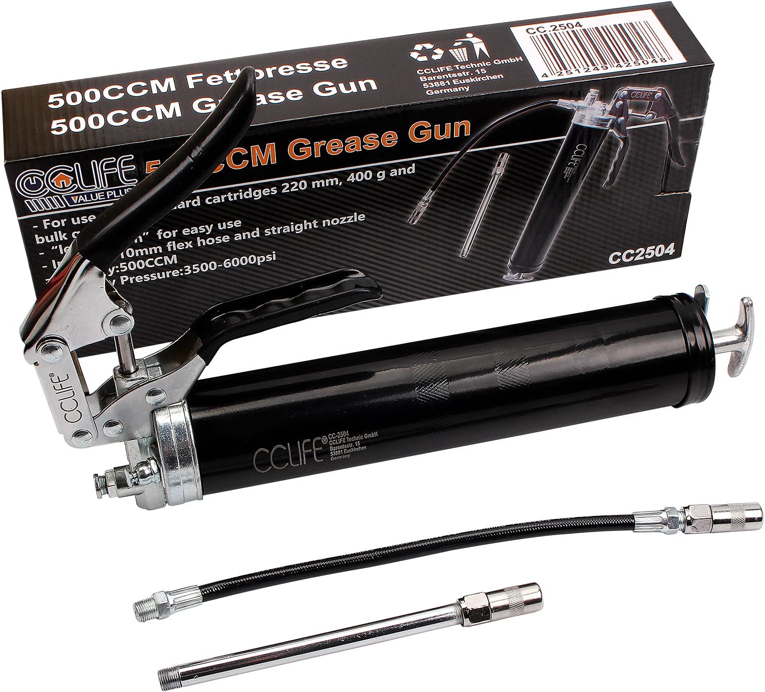 Minipistola Da Ingrasaggio 125 Cm³ - Per Grasso Sfuso E In Cartuccia - Foto 10