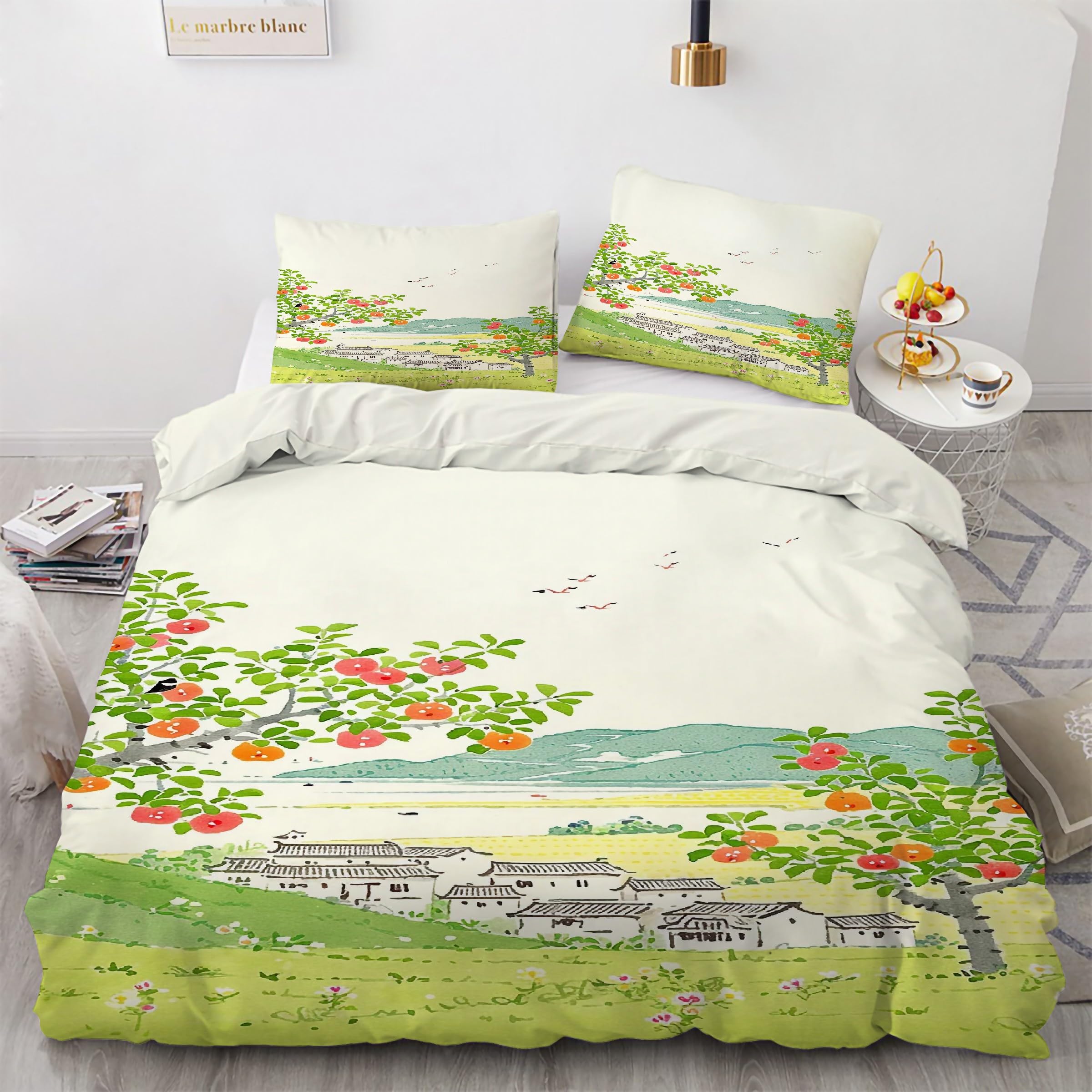 Parure de lit lion 240x260 pour une décoration de chambre style rural
