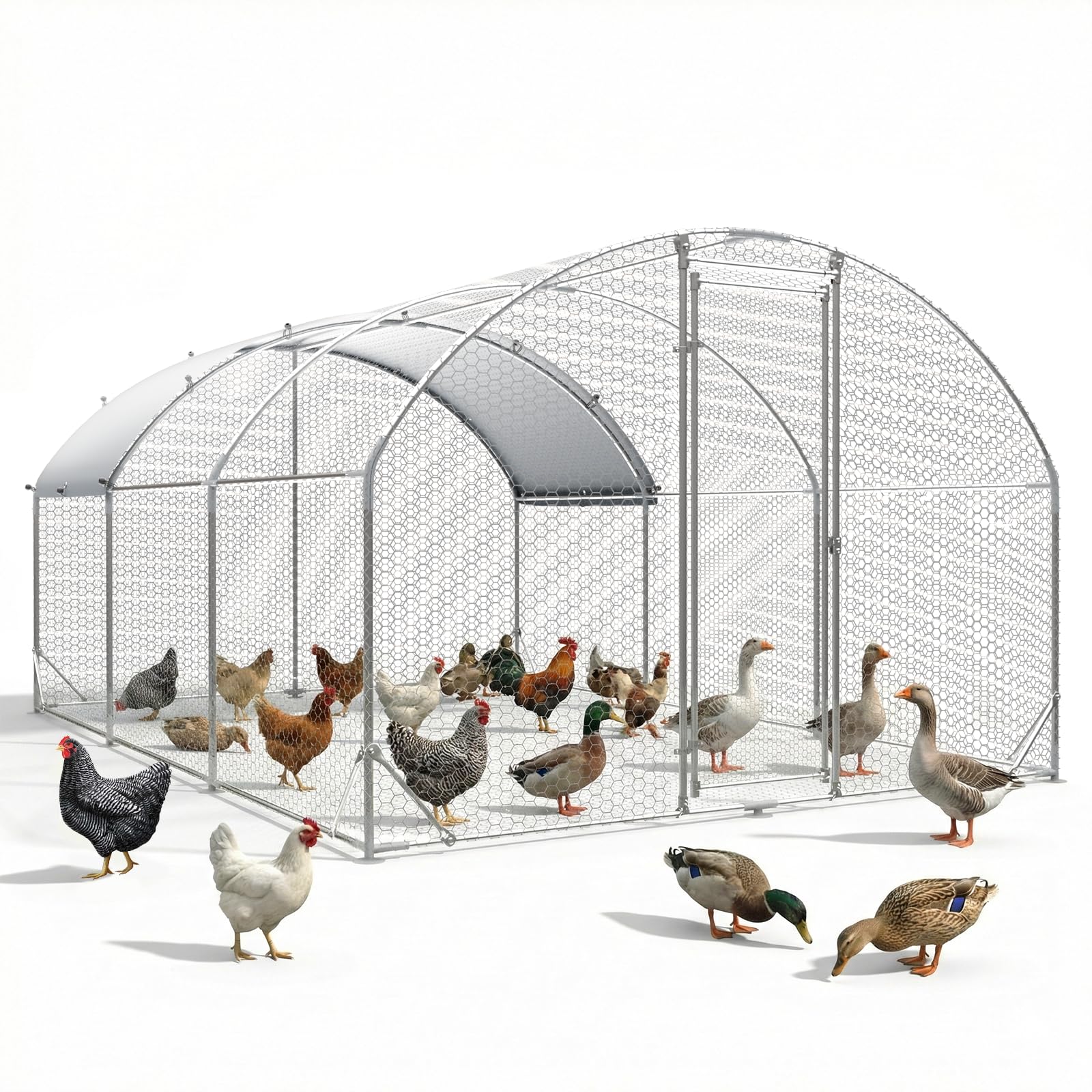 Assark Large Metal Chicken Coop