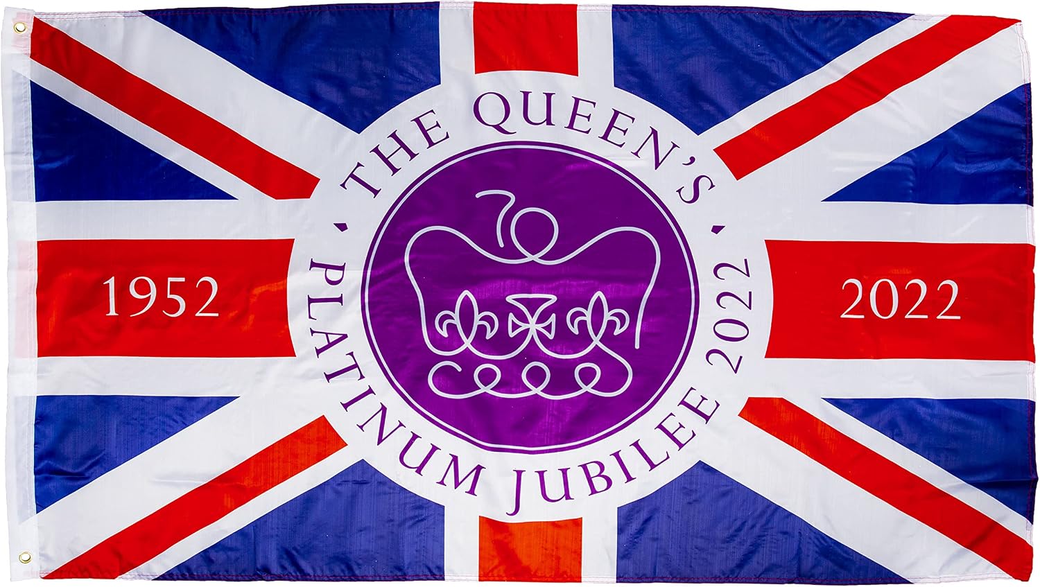 SHATCHI PJ1009 3x2FT Union Jack Flag New King Charles III Potrait British Monarch Sovereign Coronation Celebration Britain Flag Garden Street Pub Outdoor Decorations