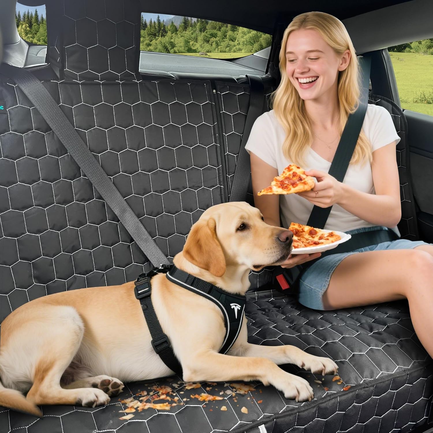 Dog Car Seat Covers for Tesla Model 3,100%...