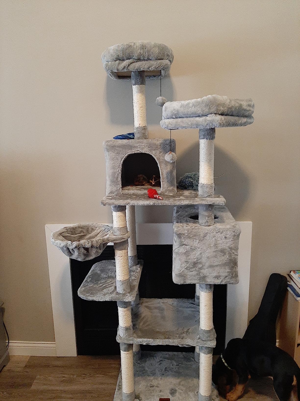 15/mo Finance Kilodor Tall Cat Tree, 65inch Cat Tower Multi Level