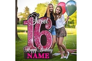 Giant 35 Inch Happy 16th Birthday Yard Sign