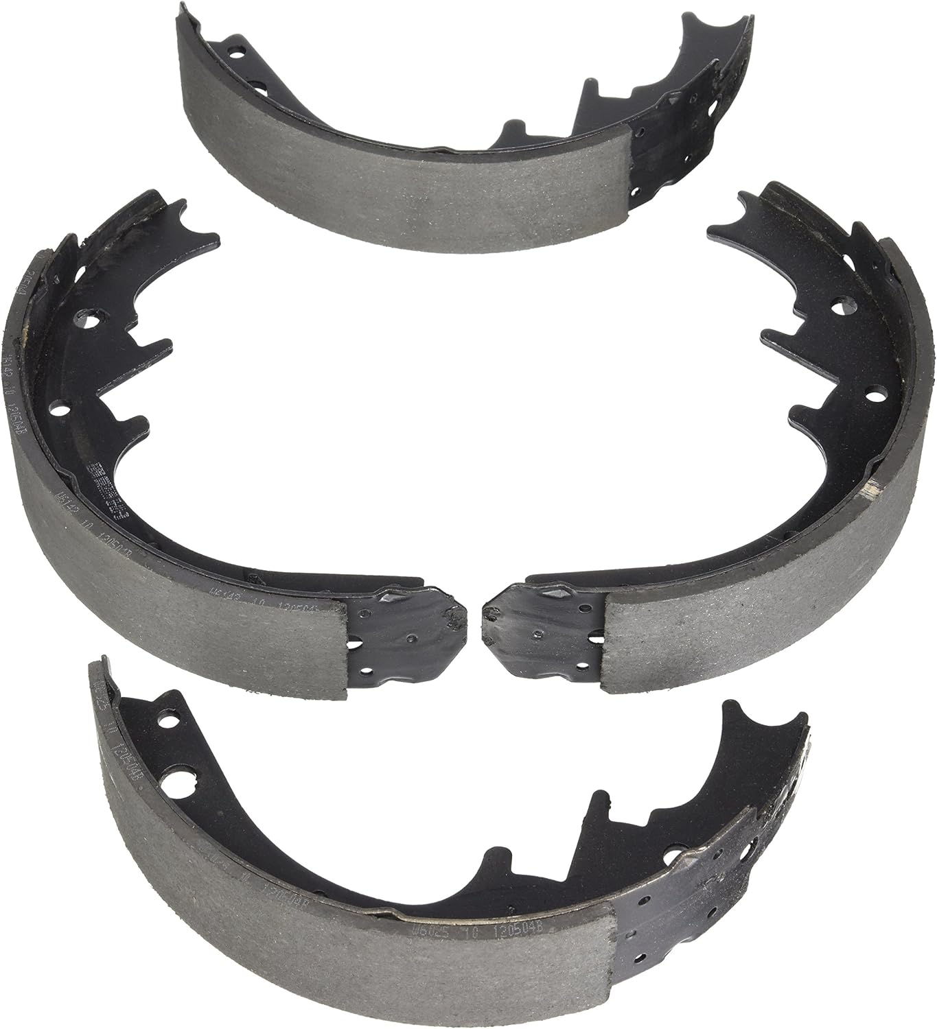 Wagner ThermoQuiet PAB152R Riveted Brake Shoe Set, Rear