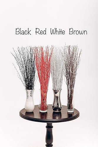 Miniatura 6 de ECOVENIK 25 piezas - Ramas - 28.7 in, ramitas de abedul natural, paquete de 20-25 tallos, largo para jarrones de suelo, (color marrón natural)