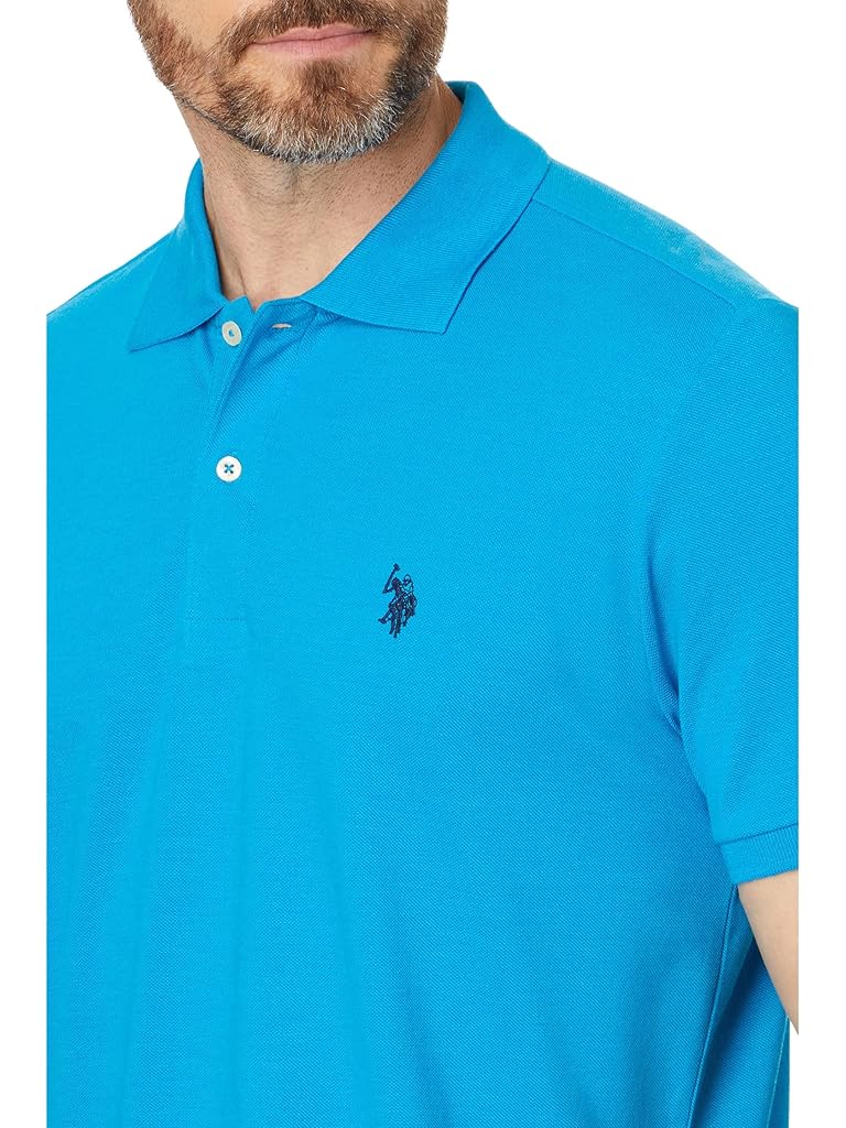 U.S. POLO ASSN. Solid Cotton Pique Polo with Small Pony