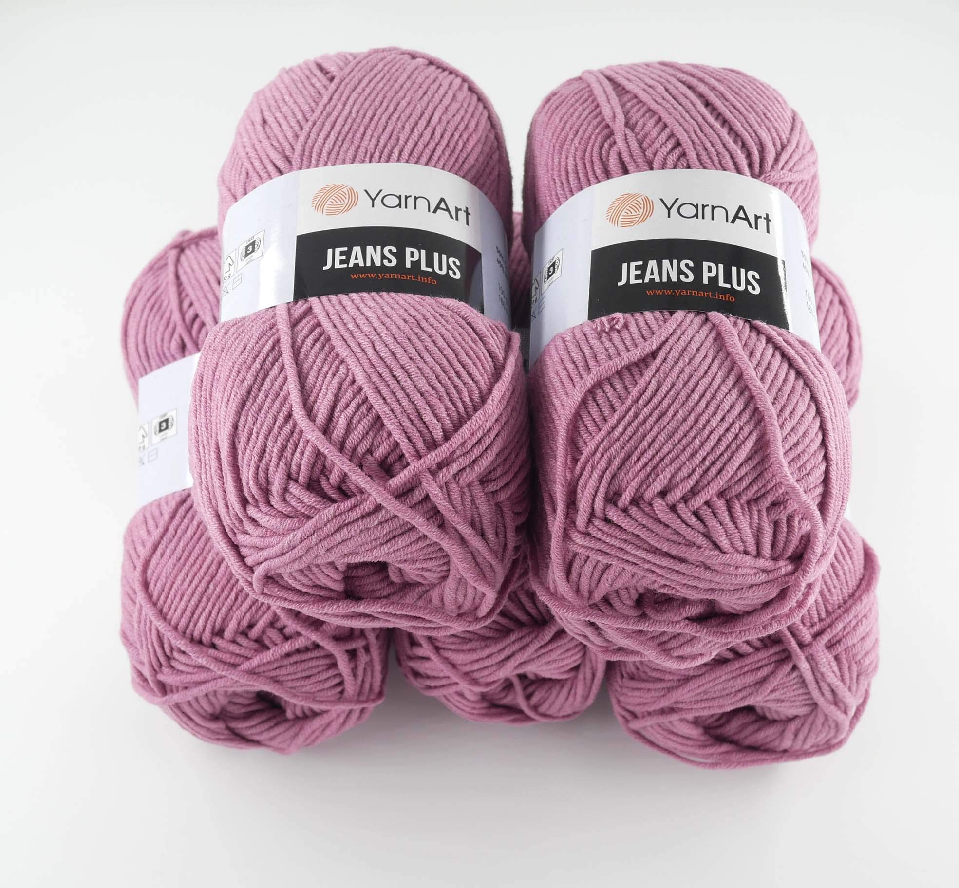 YarnArt El Örgü İpi JEANS PLUS, 65, 5x100 gr