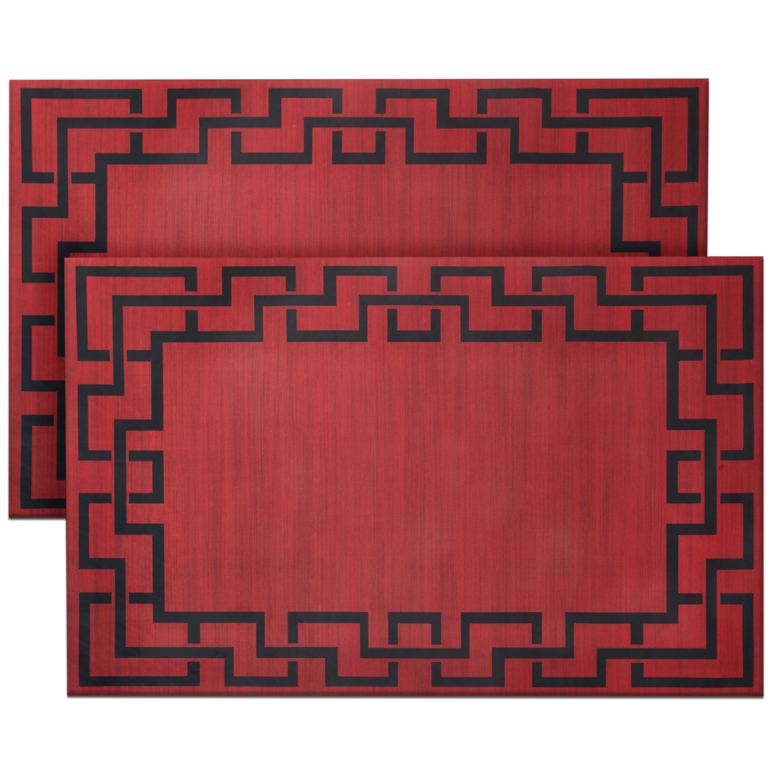 Hafaa Door mat 60x110 cm 2 Pack Indoor Outdoor Doormats Non Slip - Super Soft Heavy Duty Kitchen Floor Mat Dirt Trapper Entrance Mat, Lexi — image 1