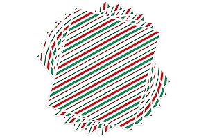 Christmas Bakery: Red and Green Stripe Wax Paper