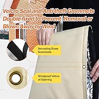 Vista 7 de Cubierta aislante de tubería para prevención de reflujo (5 °F) – Bolsa aislada para válvula de aspersor de riego – Cubierta de bomba de pozo de agua