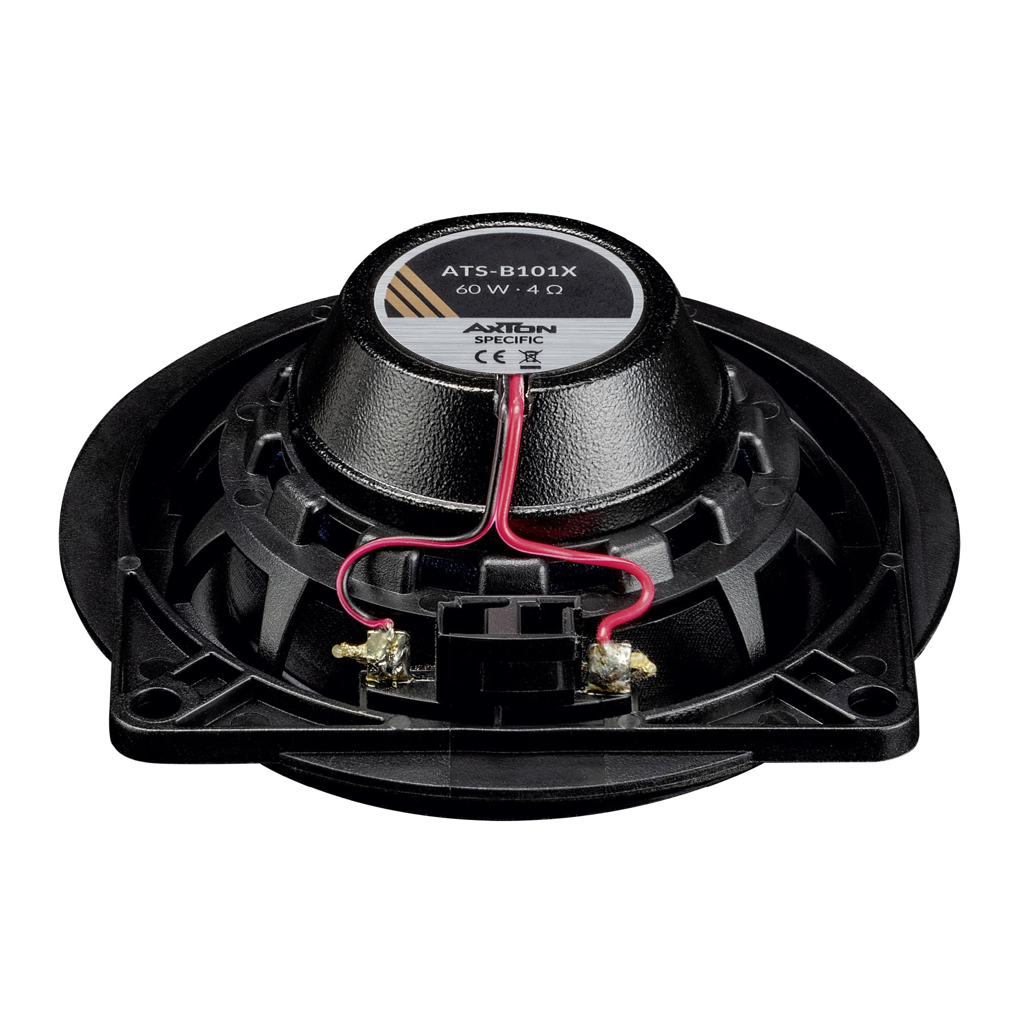 AXTON ATS-B101X – 2-Wege 10 cm Koaxial System, Autolautsprecher kompatibel mit BMW Fahrzeugen, passgenaues Soundsystem für Türen und Seitenverkleidung, 60 W RMS, 1 Paar