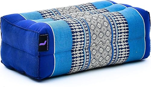Miniatura 8 de Leewadee Bloque de yoga - Cojín de suelo para práctica de yoga, cojín de asiento de meditación para entrenamientos llenos de kapok