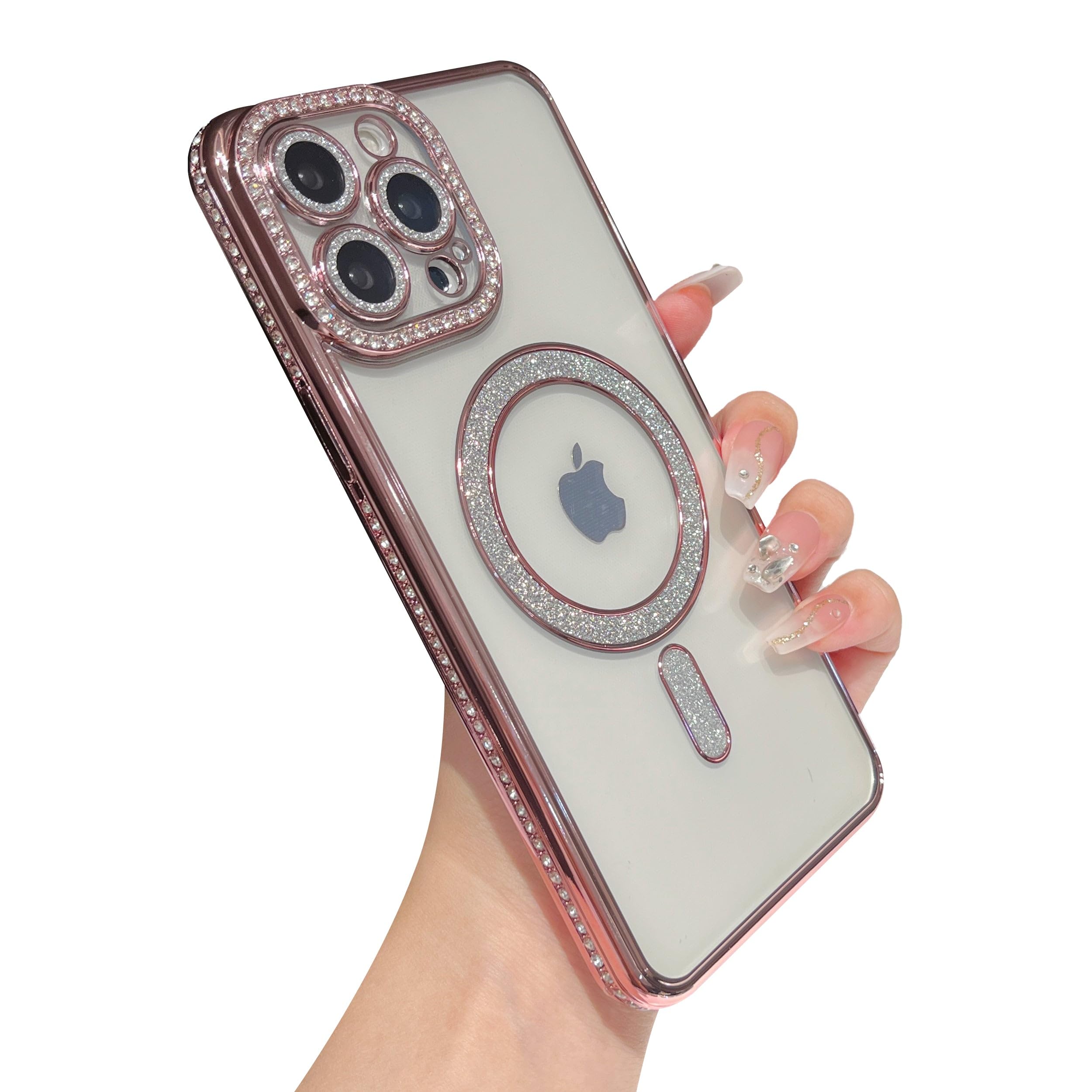 Amazon.co.jp: Caseative グリッター キラキラ クリア マグネット