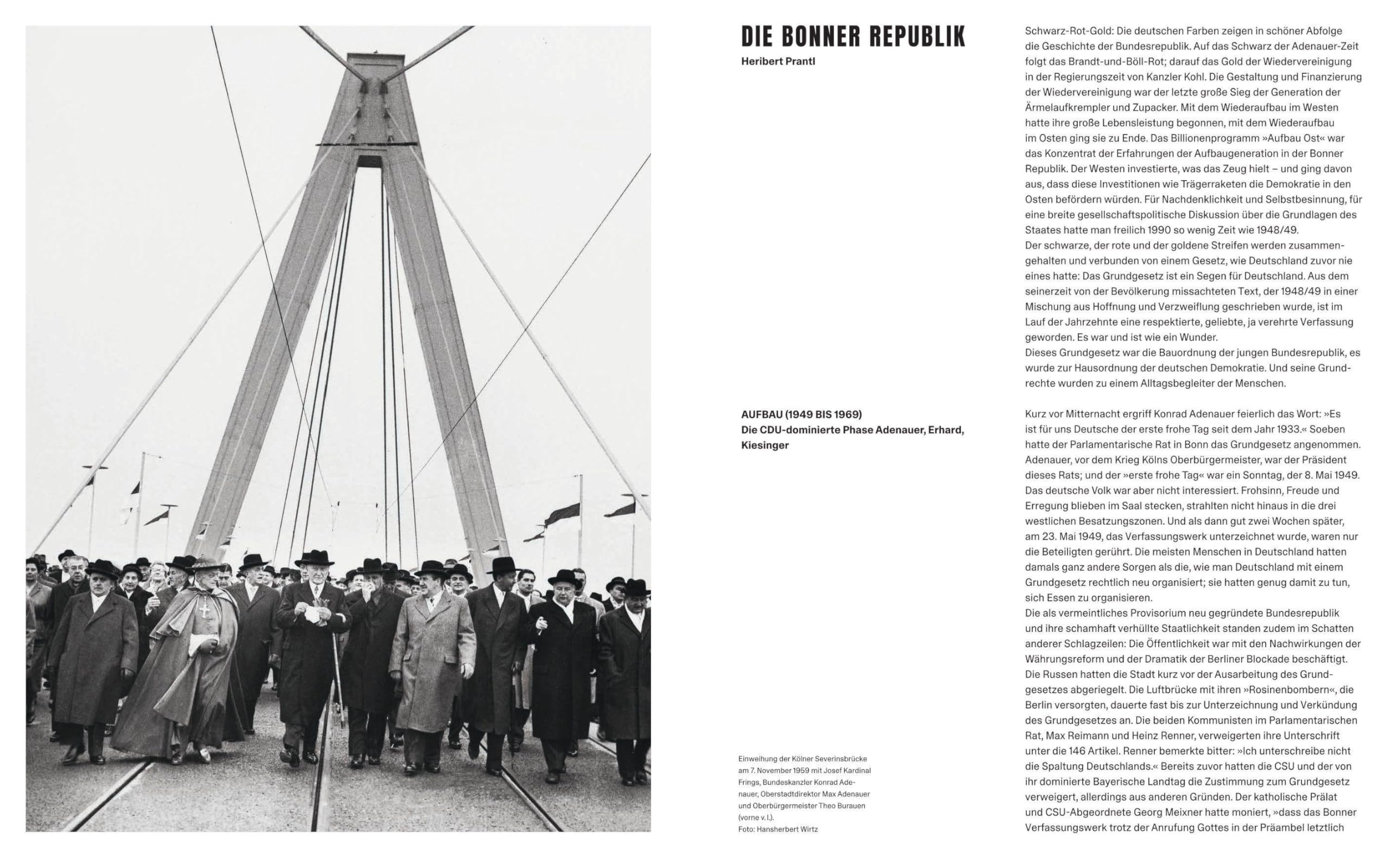 Die Bonner Republik: Vier Jahrzehnte Westdeutschland 1949-1990 in Fotografien | BRD-Bildband Geschichte Bundesrepublik Deutschland