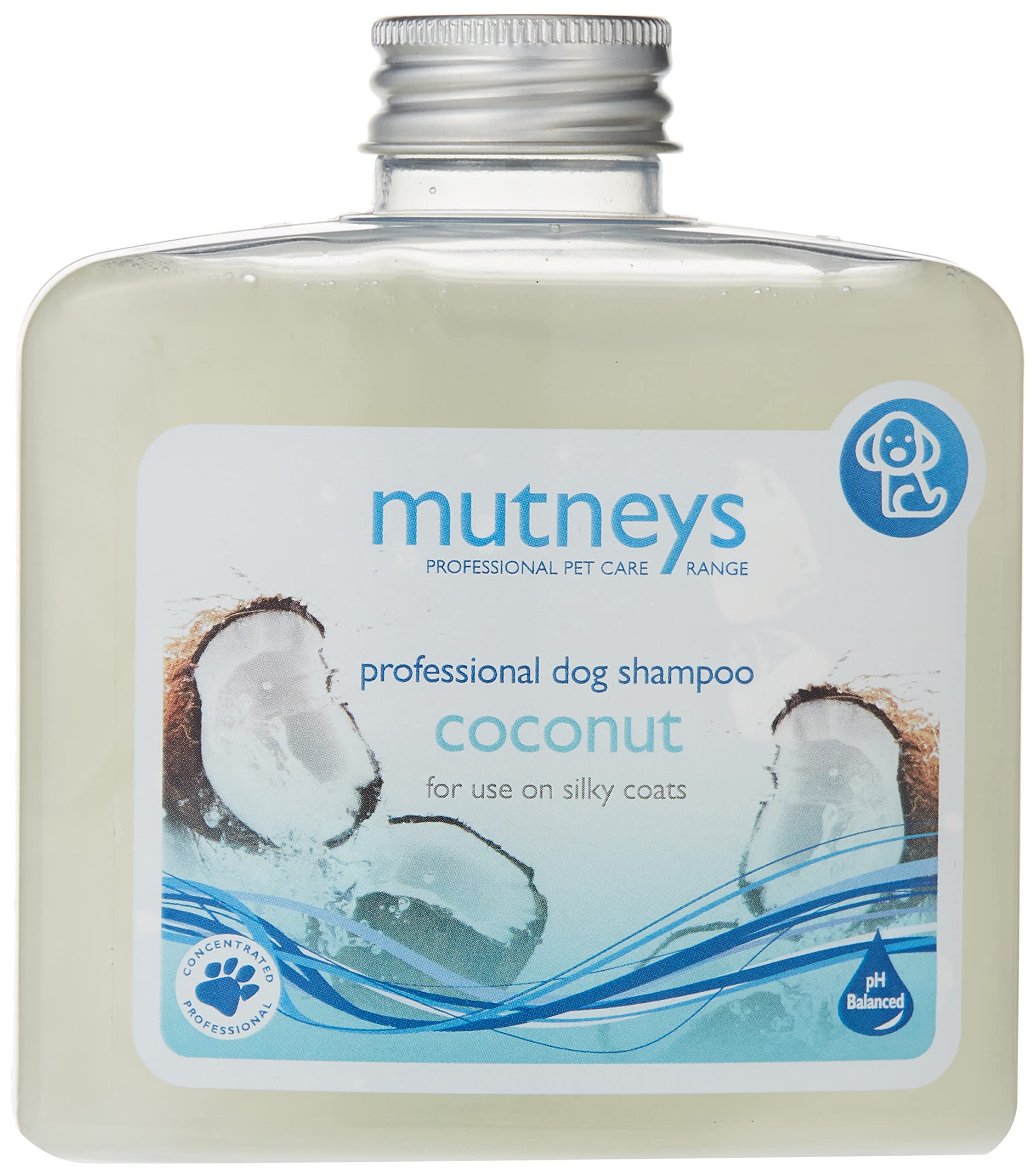 Mutneys - Coconut Shampoo 250ml, for Professional Dog Care on Silky Coats