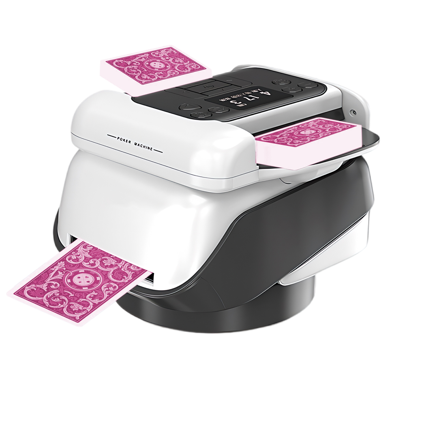 Mélangeur De Cartes Automatique – 2 Paquets – Batterie 2000 MAh – 16x13x8 Cm – Pour Texas, UNO, Bridge