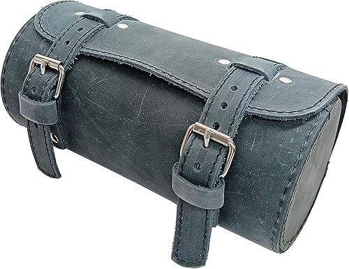 herte de los hombres piel genuina Schwinn bicicleta Ronda Bolsa para sillín Utilidad Bolsa de herramientas 183x 76cm color negro