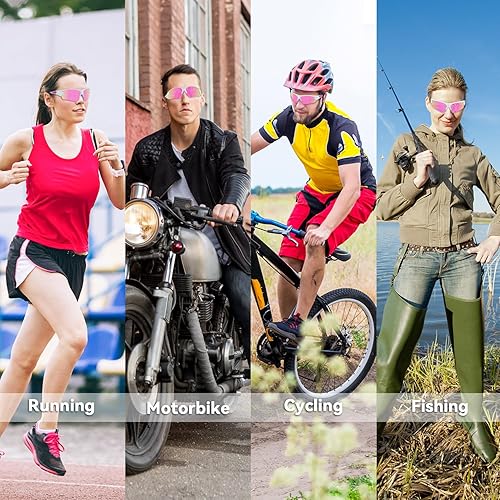 Miniatura 6 de BEACOOL Polarized Sports Sunglasses for Men Women Youth Baseball Fishing Cycling Running Golf Motorcycle Tac Glasses UV400