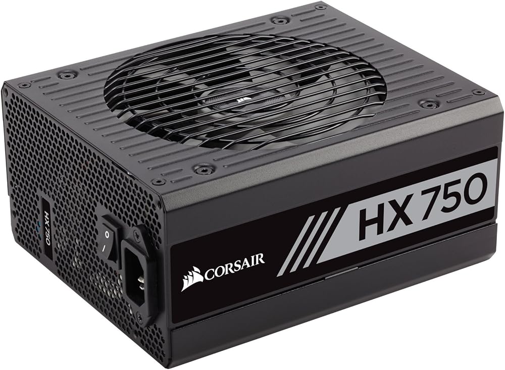 Corsair HX750 Series, 80+ Platinum Certified 750W Fully Modular Power Supply thumbnail 2