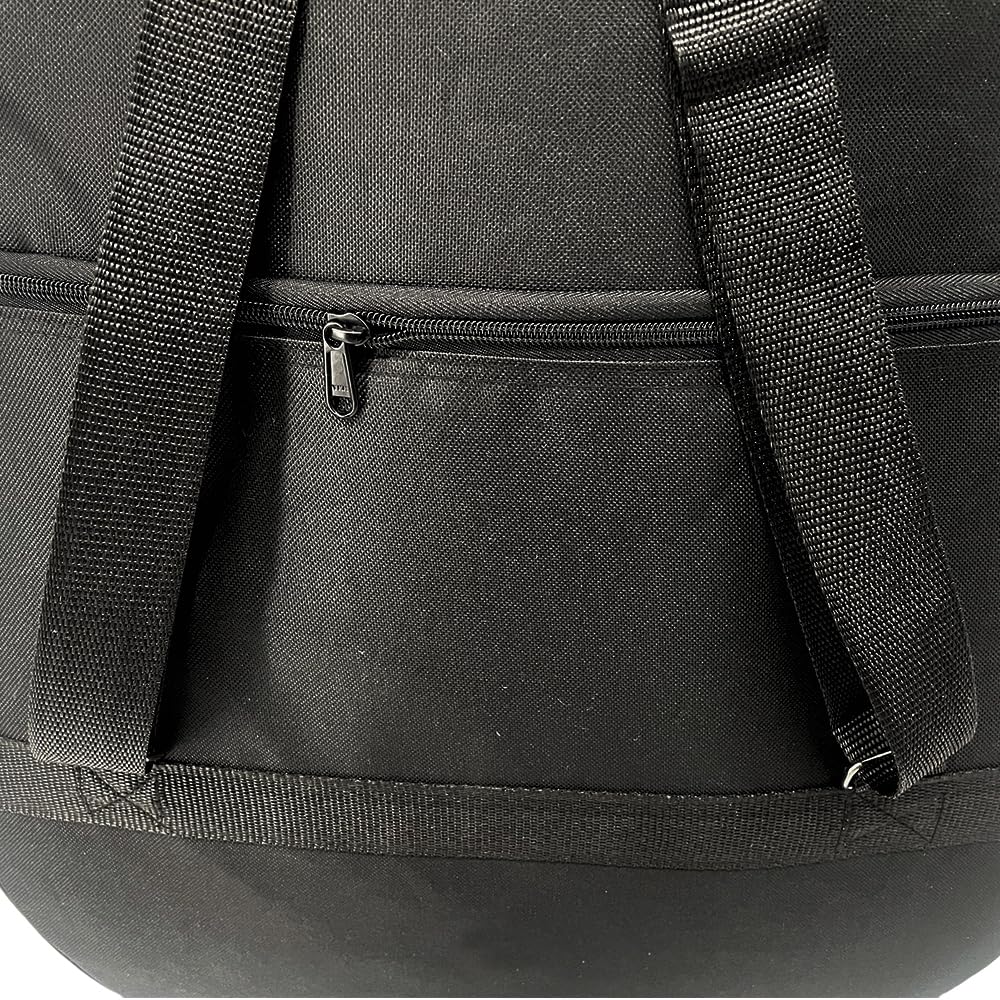 Custodia morbida in violoncello nera, leggera, protezione per viaggi senza preoccupazioni, con tasche multiple e cinghie regolabili per zaino, cinghie posteriori borse con manico (1/4)