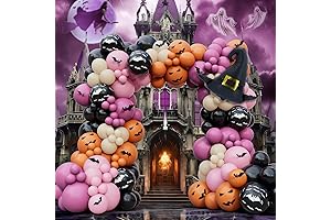 Spooky Halloween Balloon Arch Kit: Your Party's Costume Accessory